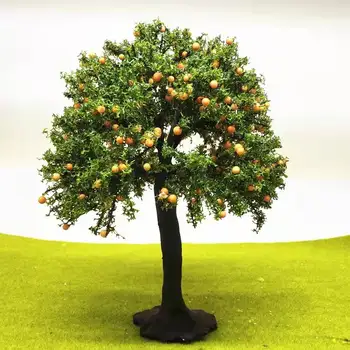 1 kom. микросцена ručni rad model narančasta stabla visina voćnog stabla 17-27 cm visina može biti postavljen od strane entuzijasta pomoćnih materijala