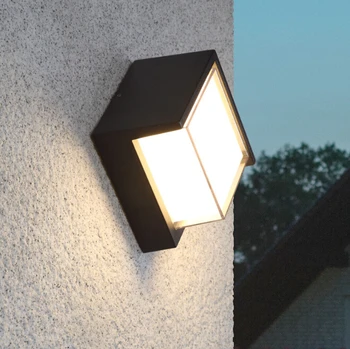 10 W 48 Led Zidna Svjetiljka Natkriven Trijem i Vrt Svjetla Vanjski Vodootporan IP54 Zidne Lampe Prednja Vrata Zidne Lampe