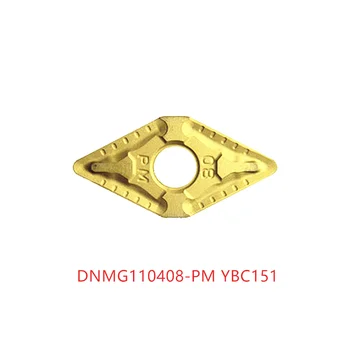 10P DNMG 110404-DM, DNMG110408-PM YBC151 CNC tokarski stroj za Metal Okretanje Alat Токарная Твердосплавная umetak Za čeličnih dijelova