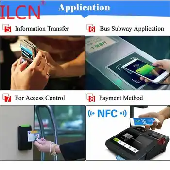13,56 Mhz NFC Univerzalna Oznaka Tag Ntag213 RFID Ključ Oznaku Podrška za Android NTAG 213 Smart Naljepnica Naljepnica 10 kom. Brza Dostava