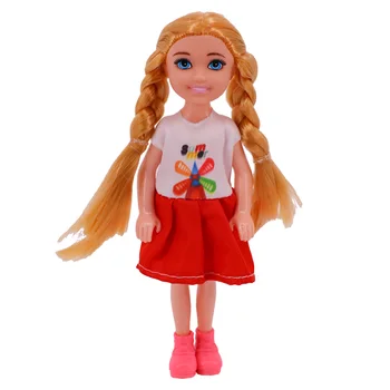 14 cm Odjeća za lutke Kelly, Moderan haljina, Casual Udobne odjeće, pogodan za 12-14 cm/5 inča, Lutka za djevojčice, Lutka naše generacije, Najbolje igračke za djevojčice