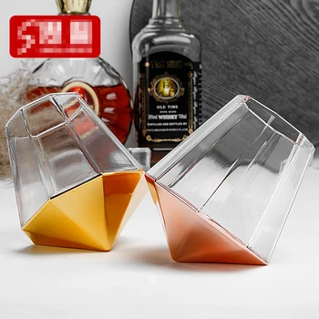 1pc 2 komada Viski Čašu Kristalnu Čašu Kreativni Bar Čašu Shaker Čašu Set Za Vino Рюмка Viski Čašu Lot