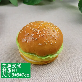 1pc Simulacija Hamburger, Sendvič Kruh Model Umjetne Proizvode Povrće Lažni Prehrambenih Uređenje Doma Uređenje Kabineta Fotografije