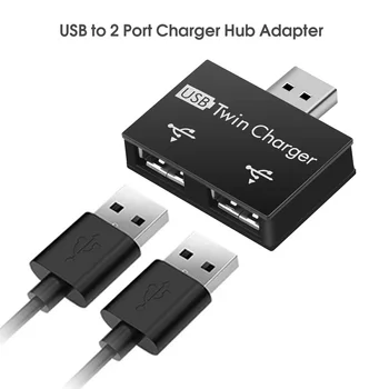 2 Priključak USB 2.0 Hub Adapter USB Produživač je od čovjeka do Dvije Žene Mini USB Razdjelnik Kabel Za Punjenje Pretvarač za Macbook Telefon Tableta