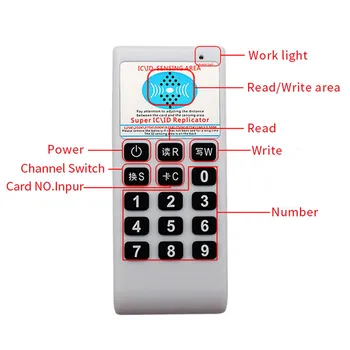 2022 5-Frekvencijski Programer Upotrebu RFID tehnologije NFC Čitač Pametnih kartica 13,56 Mhz UID-Oznaka 125 khz T5577 Aparat za Ključeve IC ID Umnažanje