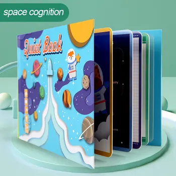 2022 newMy Prva Zauzet Knjiga Montessori Igračke djeca Obrazovne Tiha Knjiga Na Čičak Aktivnost Zauzet Odbora Edukativne Igračke Za Djecu Božić