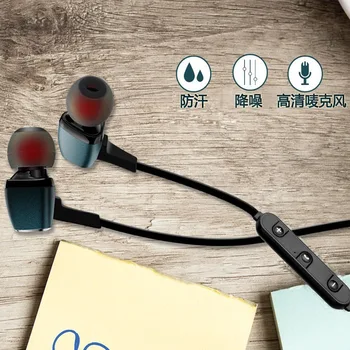 20220909fg Басовый zvuk Bluetooth Slušalice s kukom/umetke Stabilne Sportske Bežične Slušalice 250 mah, TF Kartica MP3 Vodootporne Slušalice