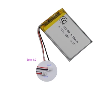 3,7 1000 mah Polimer Li-litij baterija 523450 JST 3pin 1.0/1.25/1.5/2.0/2.54 mm Priključak Za GPS PDA Kamera Bluetooth Slušalice