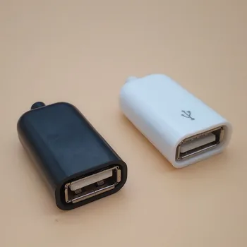 4 seta DIY USB 3 u 1 Priključak Vrste A Ženski aparat za varenje Priključak Adaptera Crno Bijelo