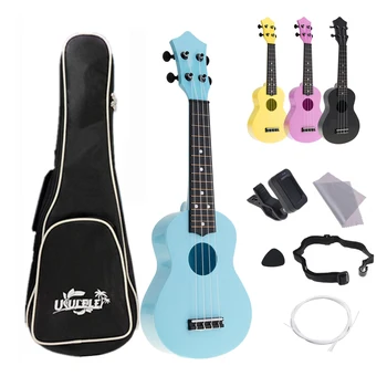4 Žice 21 Cm, ABS ukulele Ukulele Kompletne Setove Akustična Šarene ukulele Gitara Ra Alat za Djecu i Početnike Glazbenika