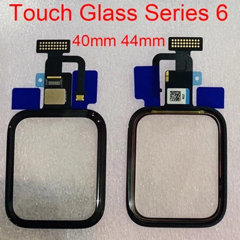 44 mm 40 mm Zaslon Osjetljiv na dodir Staklo Za Appleov Watch Series 6 Za Watch Series SE LCD Zaslon Prednje Staklo Dodirna Vanjski Panel S Fleksibilnim Kabelom