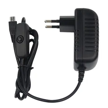 5-3A Napajanje Punjač Ac Adapter Kabel Micro USB s Prekidačem Za Uključivanje/Isključivanje kako Malina Pi 3 pro pi Model B B + Plus