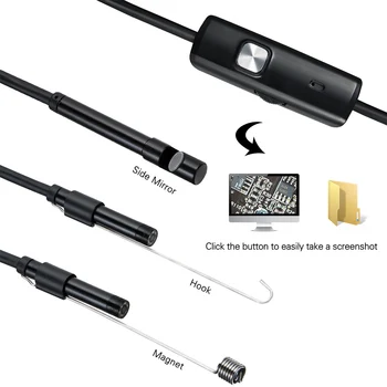 5,5 mm USB Endoskop Industrijski Vodootporan IP67 HD Kamera Mini Endoskop Pribor Za Telefon Pogodna Za Android