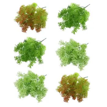 6pcs Umjetni Plastični Moss biljka Biljka Kućni Ured Zelje Bonsai Dekor