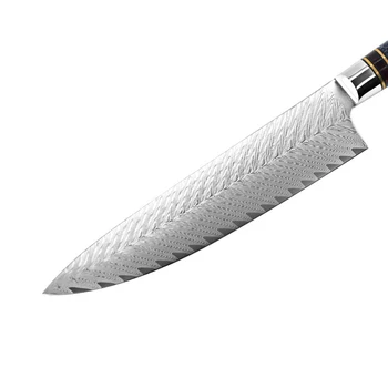8 inča VG10 Дамасский Kuhinjski Nož Santoku Nož Mali Kuhinjski Nož Chef Riblji Nož Za Kuhanje Sashimi Poklon Nož
