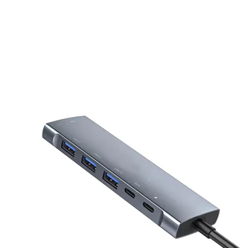 9 inča 1 9 luka Type C sa Dual HDMI kompatibilnim VGA-HUB USB 3.0 PD 100 W RJ45 SD TF Čitač priključne Stanice Za MacBook Pro Prekidač