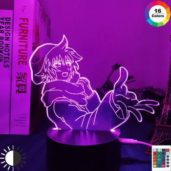 Anime Led Svjetiljka Your Turn To Die Shin Tsukimi noćno svjetlo za uređenje Spavaće sobe noćno svjetlo Manga rođendanski Poklon Soba Led noćno svjetlo 3d