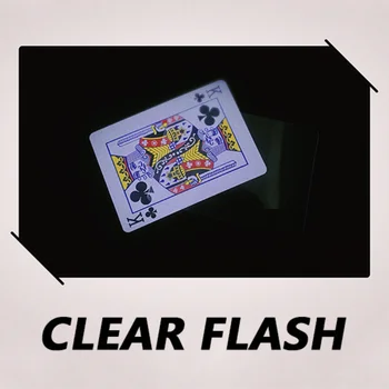 Bistra flash kartica čarobne Trikove, Iluzije Trik Magijske Rekvizite Magie Professionnelle Bistra Kartica Postaje Vizualni Игральной karticom