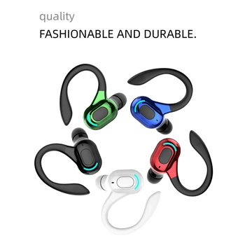 Bluetooth5.2 Slušalice F8 Spušteni sportski Bežične Bluetooth slušalice s Kukom Unisex Modni Univerzalne Slušalice S Mikrofonom