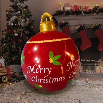 Božićni balon dekoracije Božićno Drvce i božićne darove božić Božić obitelj vanjski igračke na napuhavanje 60 cm veliki PVC