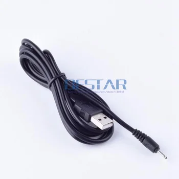 Crna priključnica za napajanje istosmjerne struje preko USB-A na dc 2,0 mm x 0,6 mm 5 V dc 2,0x0,6 mm Priključak za punjenje Kabel za napajanje kabel za punjenje adapter kabela 1 m 2A