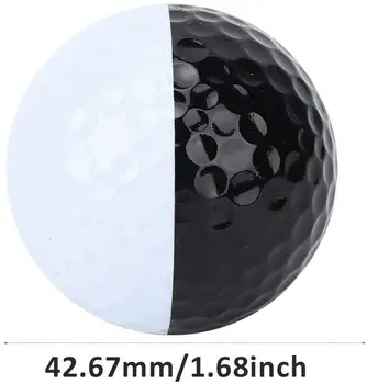 Crno-bijeli u dvije boje dupli sloj palica za golf Bogata Karakteristike performansi petljati za golf Trening igre lopta