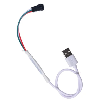 DC USB 3 tipke za Upravljanje Tipkom prekidač za Kratka svjetla za 5 U 3pin WS2812 RGB 5050 Led Пиксельный Modul Trake Svjetla s Priključkom JST Kontroler WS2812B