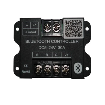 DC5-24V 30A RGB Traka Svjetla Kontroler Bluetooth-kompatibilni za RGB 5050 2835 SMD Led Trake rasvjeta za smartphone Android / IOS