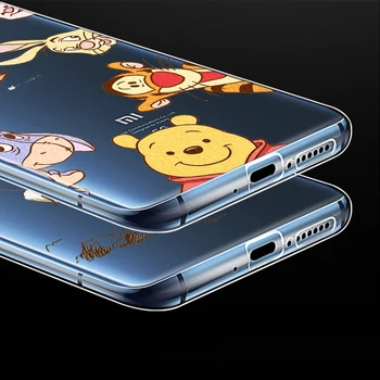 Disney Winnie Pooh je Slatka Torbica Za Telefon Xiaomi Mi 12 12X12S 11 11T 11X10 10T 9 Pro Lite 4G 5G Soft Prozirna Ovojnica Fundas