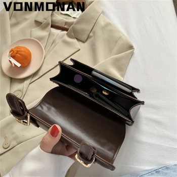 Elegantan Ženski Mini-bag-Тоут 2021, Nova Kvalitetna Ženska Design Torba od Umjetne Kože, Vintage Ženska Torba-instant messenger na ramenu