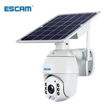 ESCAM QF480 4G Solarni IP PTZ Kamere Starlight full color IC kamerom P2P 4G sim kartica, kamera IR-vizije u Oblaku za pohranu prtljage