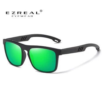 EZREAL Klasicni Sportski Stil Polarizovana Drvene Sunčane Naočale Crnci Za Vožnju Trg Sunčane Naočale Marke za Muškarce I Žene Za S5090