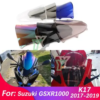 GSX1000R GSXR1000 caffe racer motocikl Vjetrobransko Staklo Windscree Vjetar Deflektor Za Suzuki GSXR 1000/GSX 1000R K17 2017 2018 2019