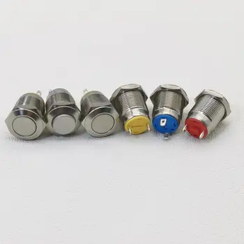 Gumb metala 12mm dugme водоустойчивая s prekidačem gumb ocjenjivanja UL instant malo