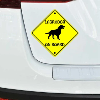 Hot Prodaja Naljepnica Labrador na Brodu Auto Oznaka Vodootporan Auto Dekori na Branik Stražnjeg Stakla Auto Oprema