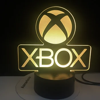 Igra XBOX Home Igra Najbolji Poklon za Dječaka Led noćno svjetlo USB Direct Isporuka Мультяшное Aplikaciju za Upravljanje Dječji Rođendan Pokloni 3d Lampa