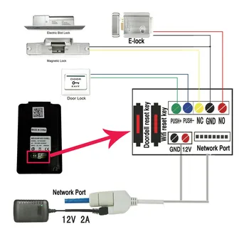 IP wifi video zvono na vratima skladište interfon sustav 1080p HD bežičnu IR RFID Električni dvorac osnovna sigurnost audio, video interfon, komplet