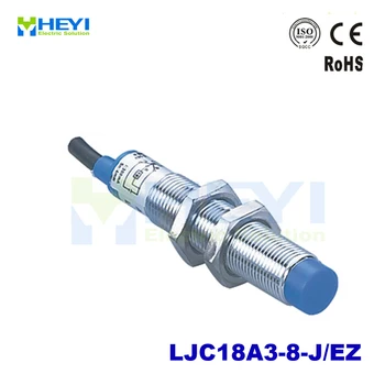 Izmjenična struja 2-žični NEMA M18 kapacitivni senzor blizine LJ18A3-8-J/EZ 90-250 300-400 ma metalni senzor