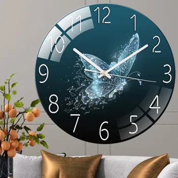 Kreativni europski stil sat dnevni boravak je besplatan perforirani zidni satovi, kućanski tiha spavaća soba kvarcni sat