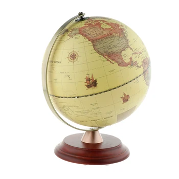 Lit Oceanu Svijet globus Geografska Karta, Rotirajući S Noćnom Rasvjetom, Stolni Ukras za Dom, Škole, Ureda