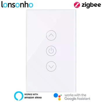 Lonsonho Zigbee Kratka 110 u SAD-U Dodir Prekidača za Led Svjetiljke Tuya Smart Life App Alexa Google Home Kompatibilnost