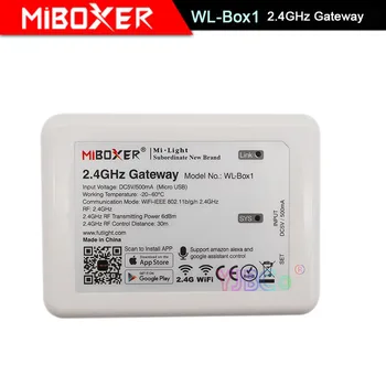 MiBOXER 2,4 G RGB + CCT bežični 8-nepakirani daljinski zidni touchpad LS2 5IN 1 inteligentni kontroler led trake FUT089//B8/iBox1/iBox2