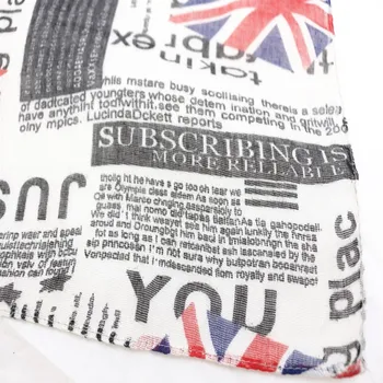 Modni List Union Jack Zastava velike Britanije Print Šal Šal Papir za pakiranje, 180 cm * 90 cm Direktna dostava Besplatna Dostava