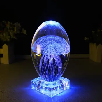 Najnoviji Creative 3D Lampa u obliku Meduze, noćno svjetlo za Djecu, Dječje Lampa, Višebojno Led Osvjetljenje, Kristalna Riba, Pokloni, Dekoracije Doma