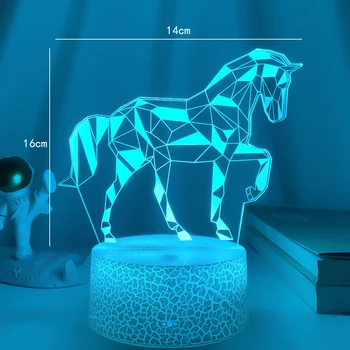 Najnoviji Dječji noćno svjetlo 3D Led noćno svjetlo Kreativni Stolni Noćni Lampa Romantični Zebra svjetlo Dječji Грил Ukras Kuće Poklon