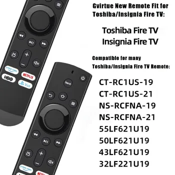 Nova Osnovna IC-zamjena NS-RCFNA-19 Za Insignia Toshiba Fire TV daljinski Upravljač CT-RC1US-21 CT-RC1US-19 Fernbedienung