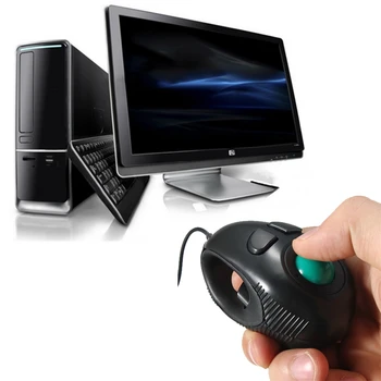 Novi Prst Handhold 4DB Mini Trackball Miš Žičani Miš Prijenosni Upravljanje Palcem Za PC Računalo