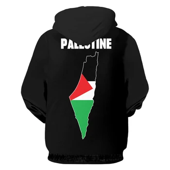 OGKB 2021 Novi 3D Free Palestina Majica Sa Kapuljačom Karta Palestine Spasiti Svijet Zgodan Harajuku Plus Size Pulover Sportski Odijelo 6XL