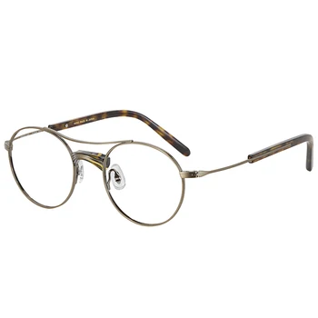 Okvira za naočale, od čistog titana, gospodo Berba okrugli Dizajn optičkih naočale za čitanje kod kratkovidnosti, ženske naočale na recept, prozirne naočale