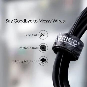 ORICO 5 Kom. USB Kabel Organizator Digitalni Držač Kabela Zaštitnik Žice Upravljanje Kravate Folijom Stick Ljepljive Trake za Prijenosna RAČUNALA Kabel za Miš